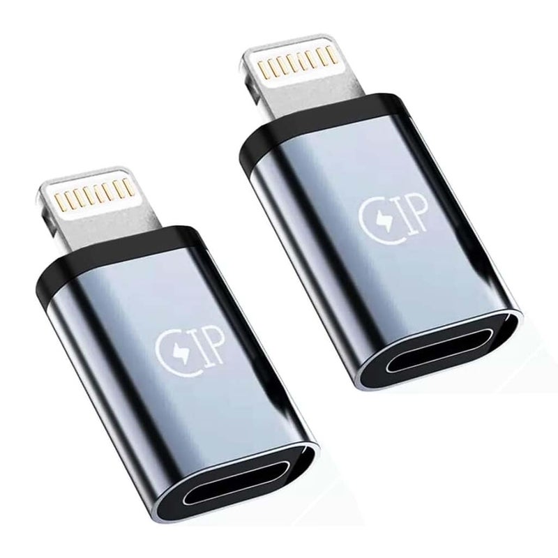 TECPHILE USB Type-C to Lighting Adapter Converter, 20W PD Fast Charging & 480Mbps Data Transfer, Aluminum Alloy Case with Keychain Holder, Compatible with iPhone, iPad, Mac-Book & Type-C Devices - Image 4
