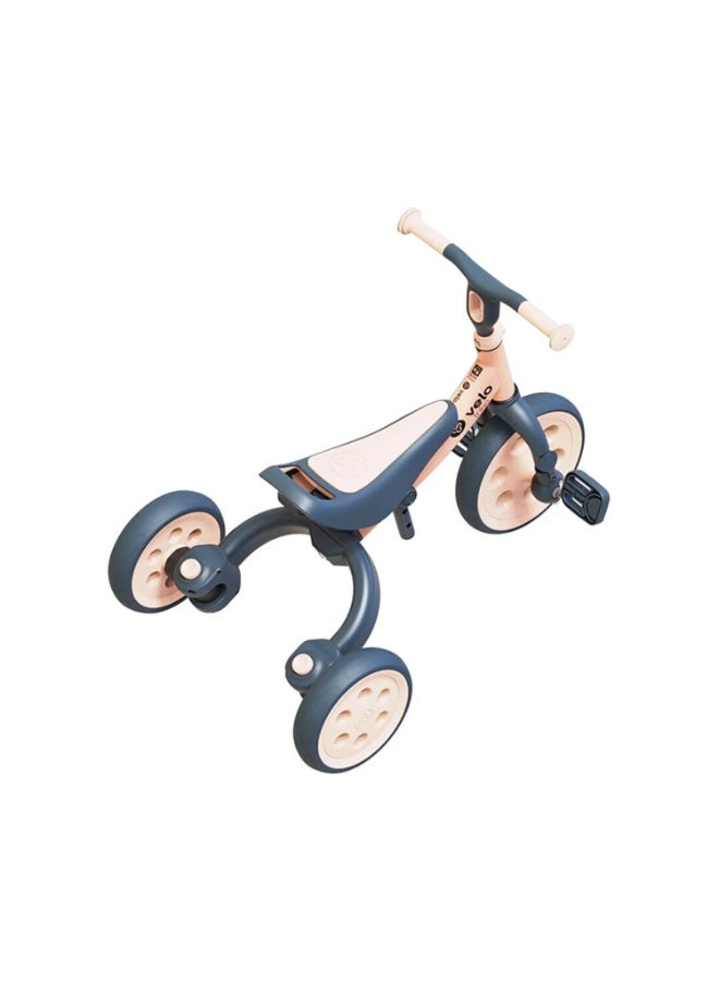 واي فلوشن دراجة ييفولوشن Y فيلو ترايك – تصميم قابل للتحويل بين وضع العجلتين والثلاث عجلات، مقود بارتفاع قابل للتعديل مع مقابض مريحة، عجلات مطاطية مقاومة للثقب، دواسات قابلة للإزالة، مساحة تخزين أسفل المقعد | YT34H2 - Image 3