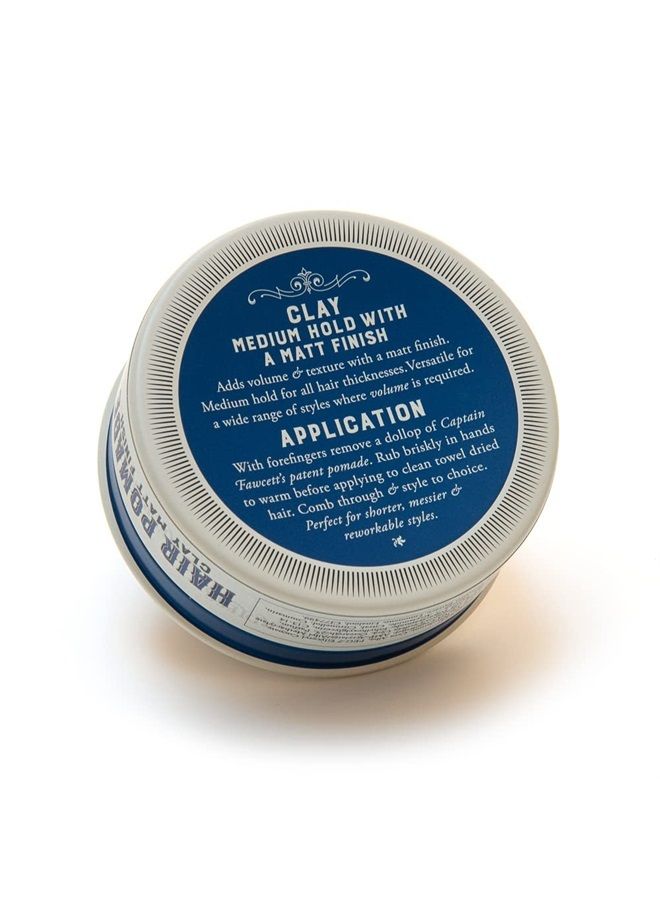 Captain Fawcett Matt Clay Pomade (Blue) 100g - Image 4