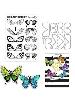 ORIGACH 3D Butterfly Stamps And Dies For Card Making Diy Scrapbooking Album Decorative  - Image 1