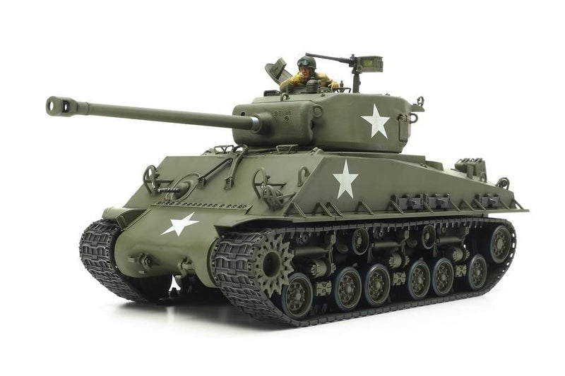 Tamiya 35346 1/35 US Medium Tank M4A3E8 Sherman Plastic Model Kit - Image 1