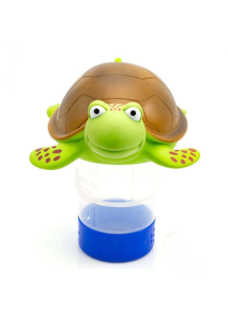 Excefore Chlorine Floater, Floating Chlorine Dispenser for Pools, Cute Animal Floating Chlorinator Pool Tablet Dispenser Chlorine Basket for Chemical Tablets Fits 3 inch Tabs Bromine Holder  - Image 1