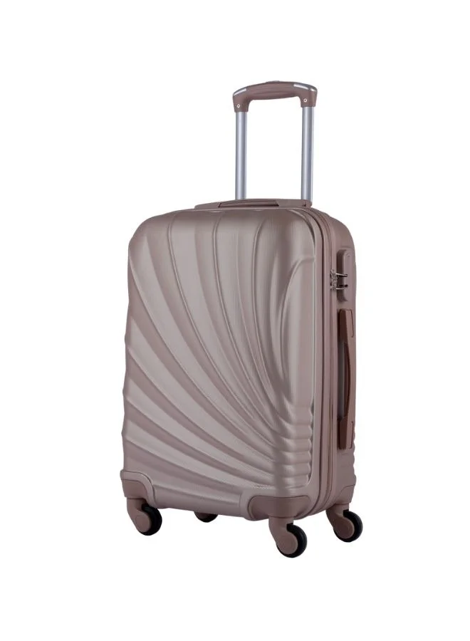 LIMRA Hardside 5 Piece Luggage Trolley Set Gold
