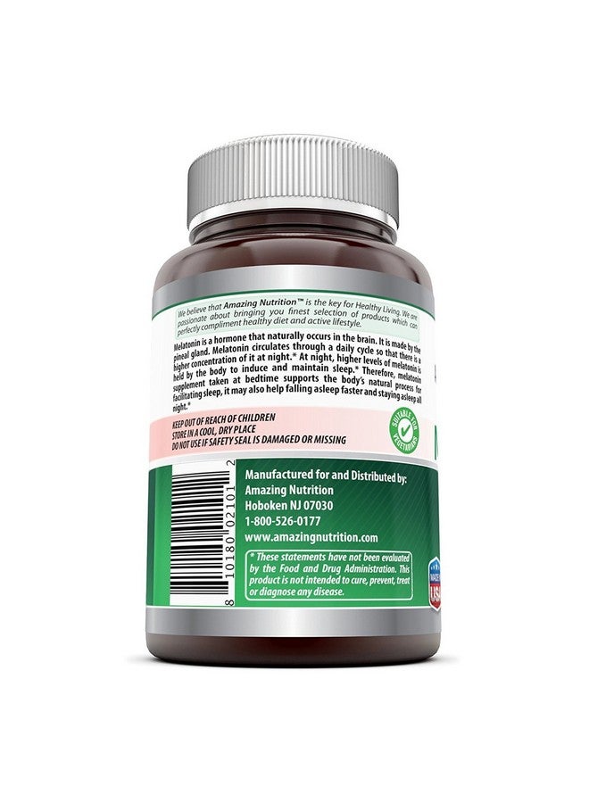 Amazing Nutrition Amazing Formulas Melatonin 10mg Tablets Supplement | Helps Regulate Sleep Cycle | Non GMO | Gluten Free | Made in USA (120 Count | 2 Pack)  - Image 3