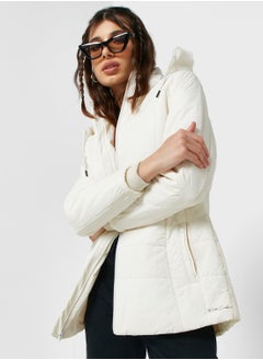 Urban Minx Urban Minx Longline Padded Jacket With Hood
