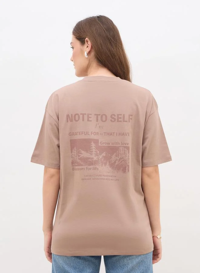 Styli Styli Graphic Print Oversized T-Shirt