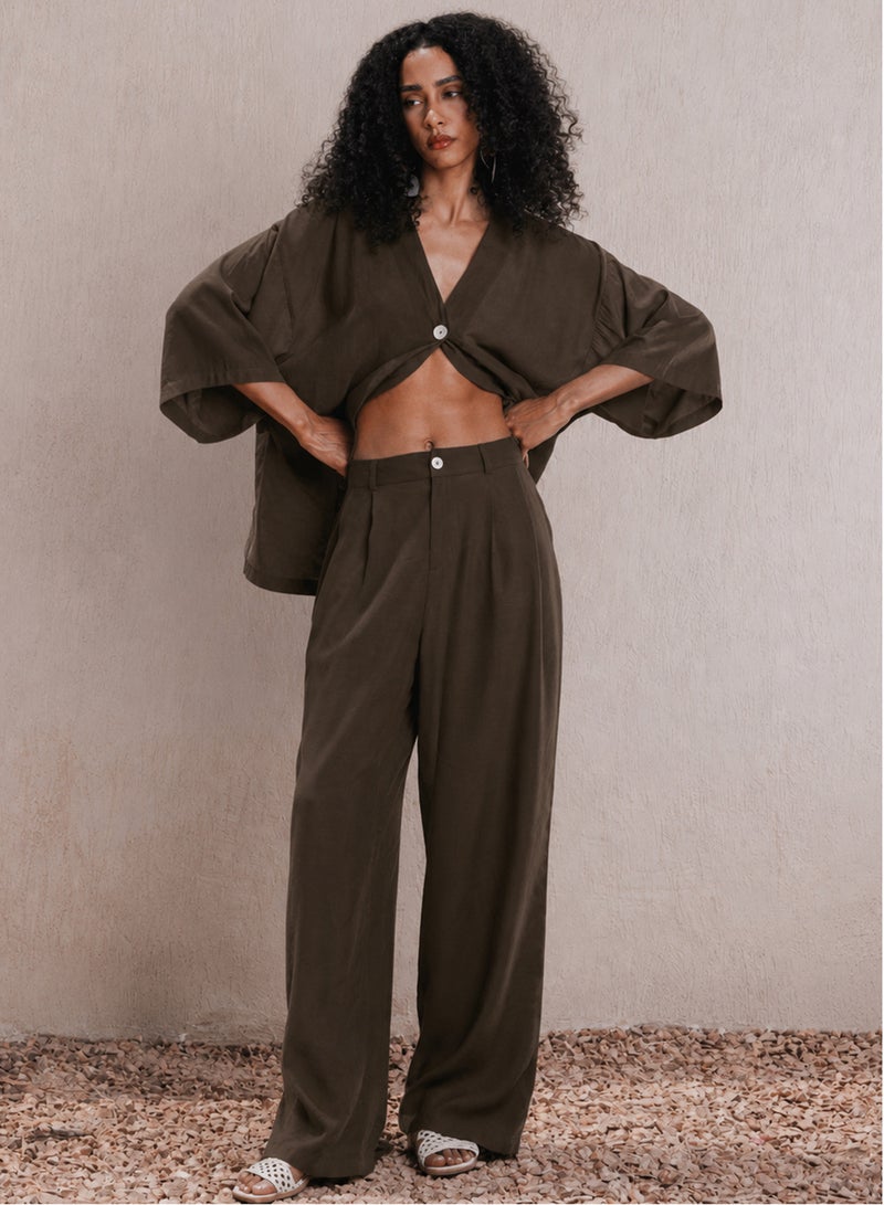 Clue Flowy Wide-Leg Pants - Image 2