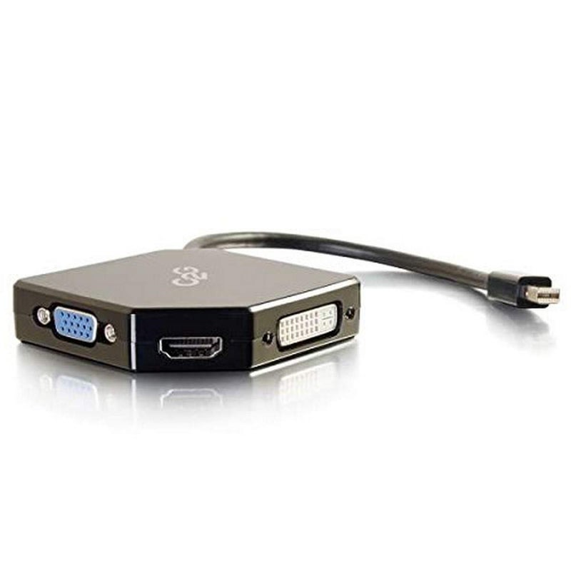 C2G Legrand Mini DisplayPort Adapter, DisplayPort to HDMI/VGA/DVI Adapter, 4K Displayport Adapter, Male to Female Adapter Converter, Black Digital Display Adapter, 1 Count, C2G 54341 - Image 5