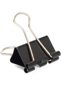 Maxi 72-Piece Binder Clip 25mm Size Black  - Image 3