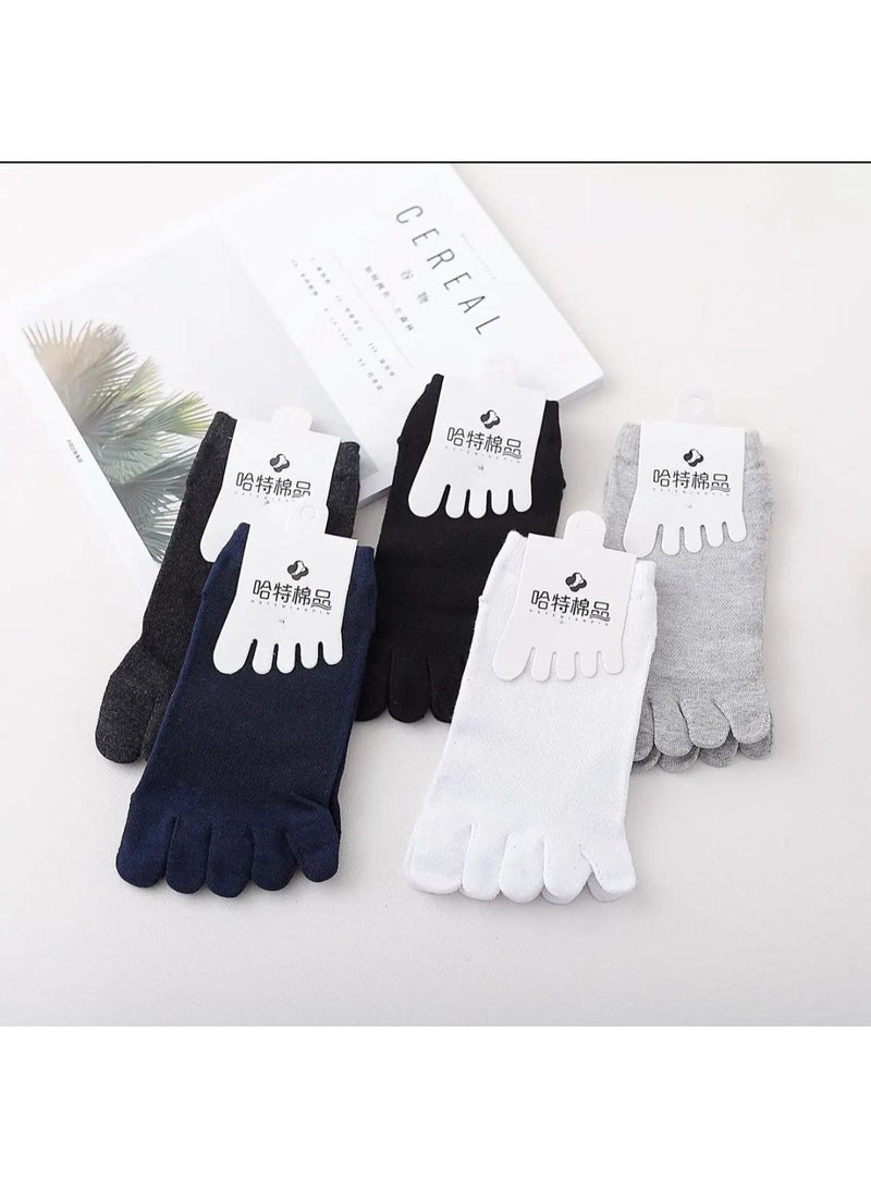 Pack of 2 Half Cotton Toe Socks – Warm, High-Quality & Comfortable - Image 1