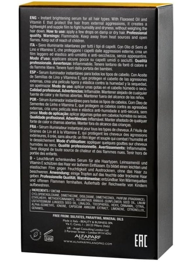 Alfaparf Milano SEMI DI LINO SUBLIME Heat Protection up to 230C Cristalli Liquidi THE ORIGINAL Serum 50 ml - Image 2