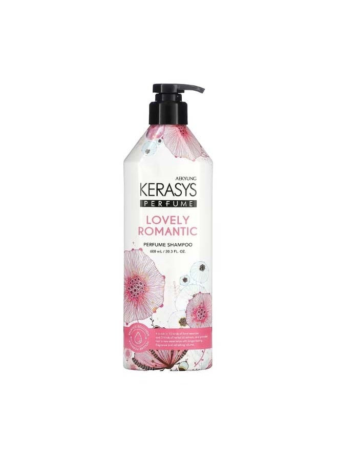 Kerasys - Lovely Romantic Perfume Shampoo 20.3 fl oz 600 ml - Image 1