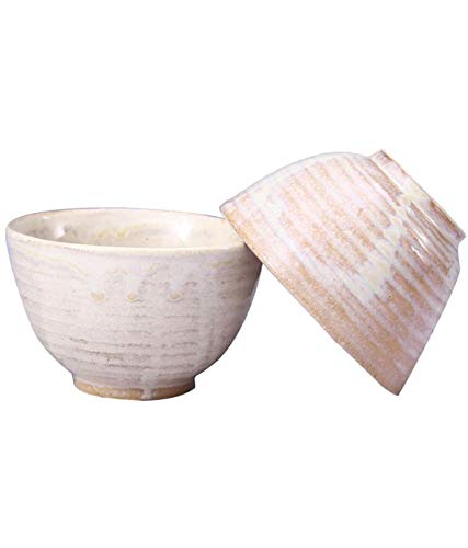 Caffeine Ceramic Handmade White Studio Dessert Bowl Set Of 2