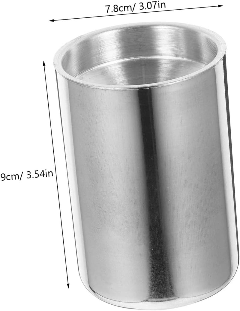 Stainless Steel Car Ashtray Funnel Design Smokeless Auto Ash Container for Cleanliness for Home Office and Outdoor Use - Image 2