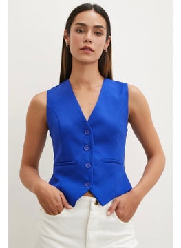 Buttoned Vest in Saks