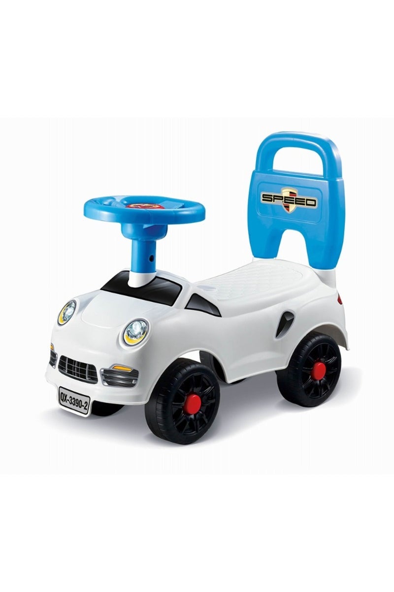 Galaxy Ride-On Car for Kids – Push Car with Steering Wheel & Backrest | Toddler Ride Toy for Indoor & Outdoor Fun | Durable & Safe Design – 48×40×20 cm - Image 3