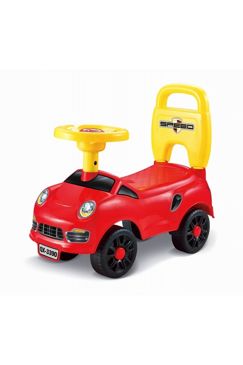 Galaxy Ride-On Car for Kids – Push Car with Steering Wheel & Backrest | Toddler Ride Toy for Indoor & Outdoor Fun | Durable & Safe Design – 48×40×20 cm - Image 2
