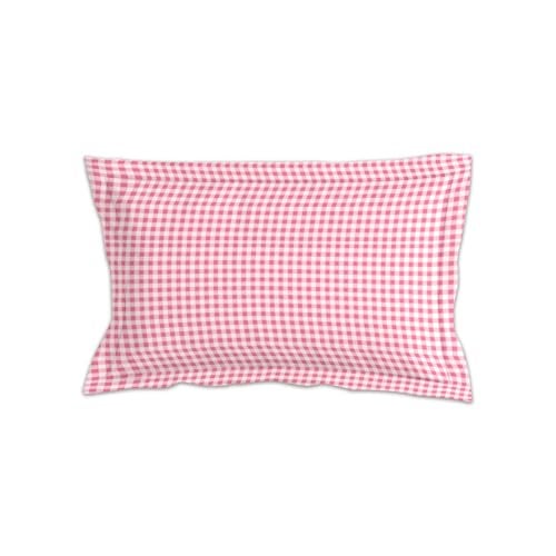 MORADO Premium Glace Cotton 210 TC Single Bedsheet with 1 King Size Pillow Covers Skin Friendly Printed Bedding Set, (60x90 Inches, White&Pink) - Image 5
