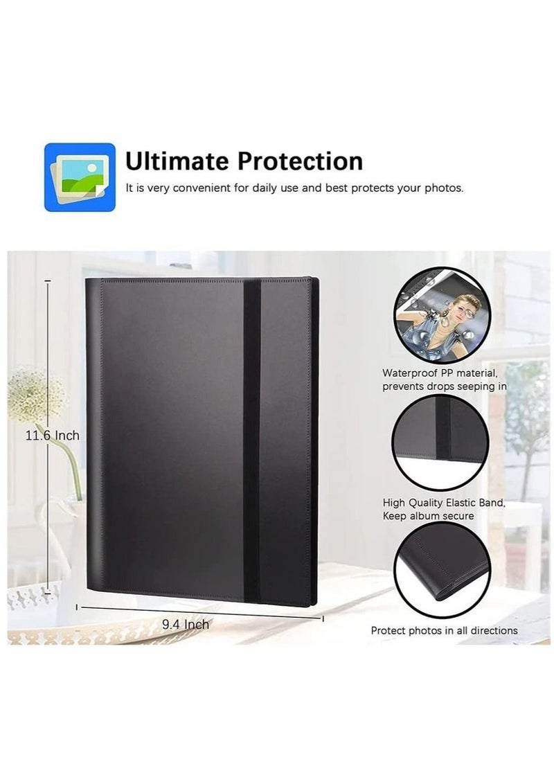 Generic Pieces Of Moment Mini Book Album,480 Pockets Photo Album for Fujifilm Instax Mini Camera,for Fujifilm Instax Mini 11 90 70 9 8+ 8 LiPlay Instant Camera(Black)  - Image 4