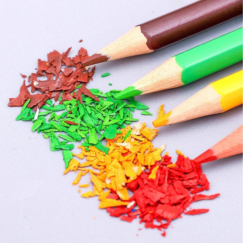 Foska Hexagonal Colored Wooden Pencils with Storage Package - 24 Pack - Image 4
