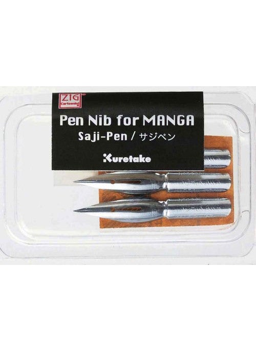 Zig Saji-Pen Writing and Drawing Nib Set of 3 