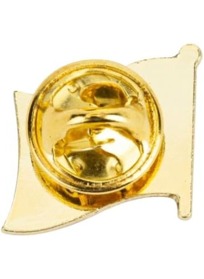 My souq store:Egypt Flag Lapel Pin - Premium Metal Enamel Brooch for Clothes, Hats & Bags - Egyptian National Emblem Badge - 1PC - Image 2