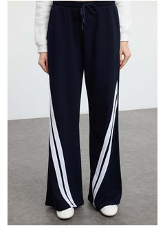 Dark Navy Color Block Stripe Detail Wide Leg Knitted Sports Sweatpants THMAW25EA00000 - pzsku/Z744C9AA21DEC7C6CDCFDZ/45/_/1737375642/c71f9b39-8cb8-4b79-adda-0b737edb8862