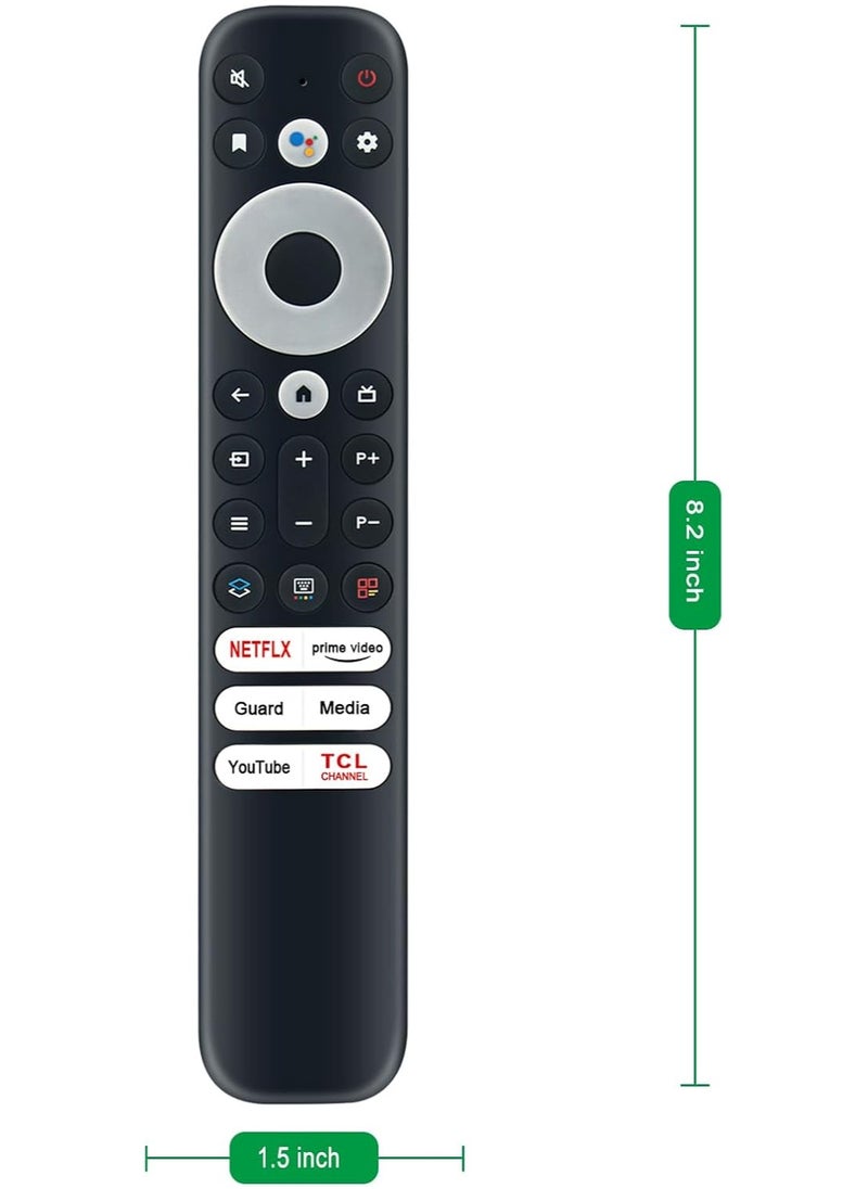 جهاز تحكم عن بعد (ريموت) بديل لتلفزيون تي سي ال الذكي سمارت، TCL Smart Tv LCD,LED مناسب للعديد من موديلات أجهزة التلفزيون الذكية من تي سي ال (لا يعمل بالتحكم الصوتي)