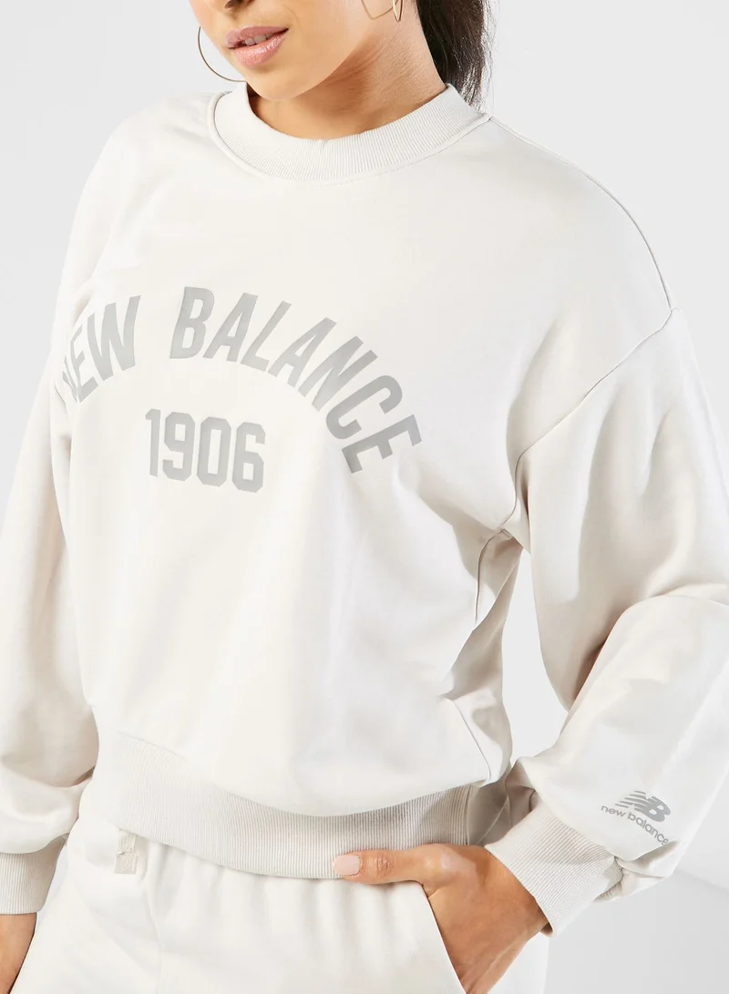 New Balance Essentials Varsity Terry Sweatshirt