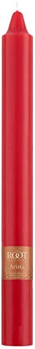 Root Candles Unscented Dinner Candles Premium Beeswax Blend Boxed Candle Set, 9-Inch, Red, 12-Count - Image 3