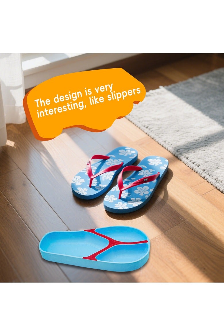 Creative sandal-shaped desktop storage tray, snack tray, fun home fruit tray - Image 4