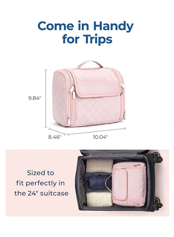 عام حقيبة أحذية ومستحضرات التجميل، حقيبة أحذية ومستحضرات التجميل للسفر، حقيبة ماكياج بكرسي صمام، صندوق تخزين أحذية ومستحضرات التجميل مائي عالي السعة. - Image 2