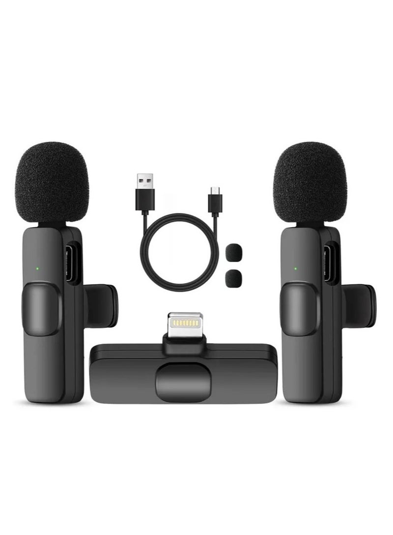 Original K9 wireless microphone 2 in one Dual MIC compatibility with all phones - Image 4