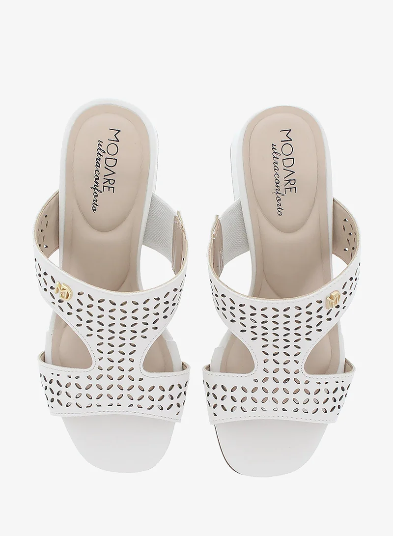 Modare Off White Modare Women’s Flat Summer Footwear – Lightweight Slip-On Comfort with Stylish Casual Design for Women | Best Price UAE