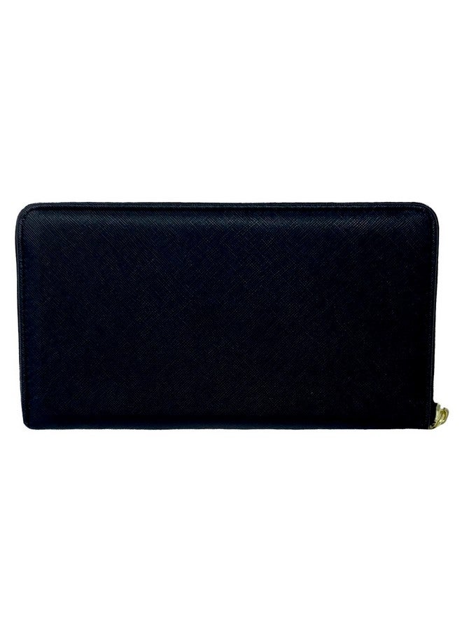 STEVE MADDEN Zip Around Wallet Wristlet Black - Image 3