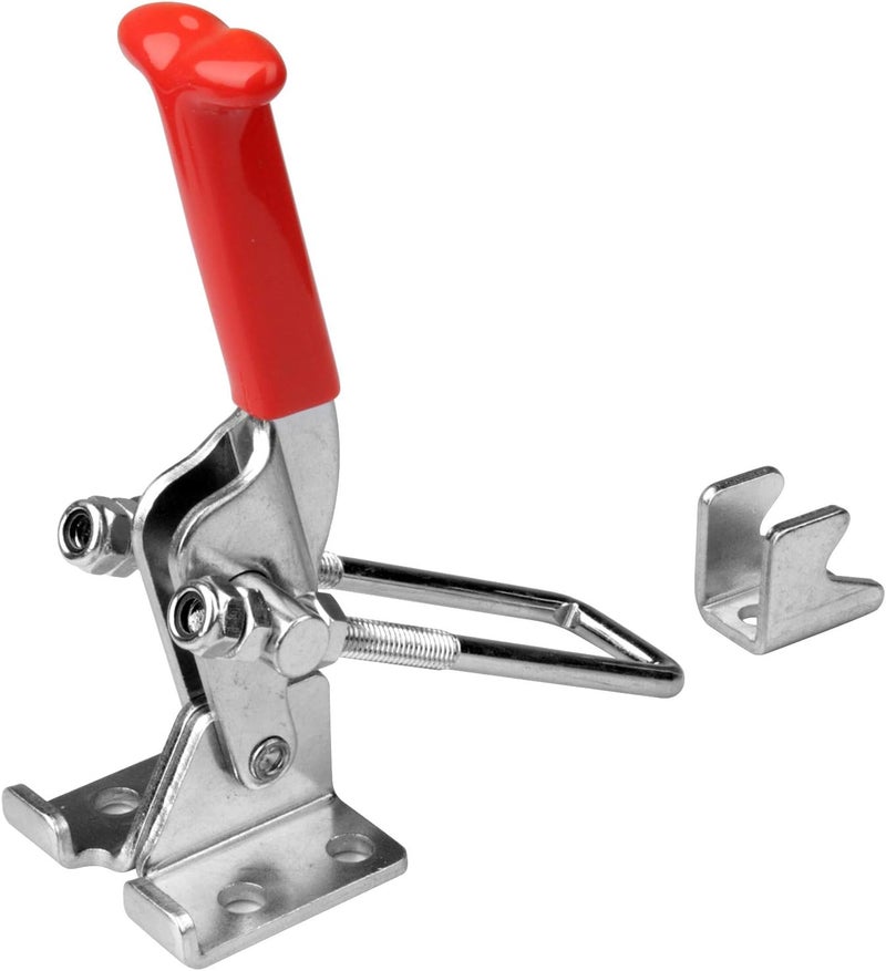 heneng 2 Pcs Adjustable Toggle Latch Clamp, Length: 6-3/4", 440 Lbs Load Capacity Quick Release Toggle Clamp, 304 Stainless Steel - Image 5