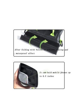 SYOSI Mobile Phone Waterproof Bag, Boating Waterproof Bag, Waterproof Mobile Phone Bag, Keeps Gear Dry for Kayaking, Rafting, Boating, Swimming, Camping, Hiking, Beach, Fishing.(Black+Orange)  - Image 3