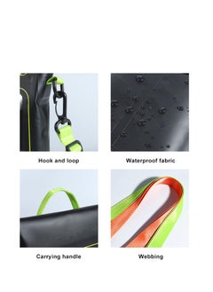 SYOSI Mobile Phone Waterproof Bag, Boating Waterproof Bag, Waterproof Mobile Phone Bag, Keeps Gear Dry for Kayaking, Rafting, Boating, Swimming, Camping, Hiking, Beach, Fishing.(Black+Orange)  - Image 4