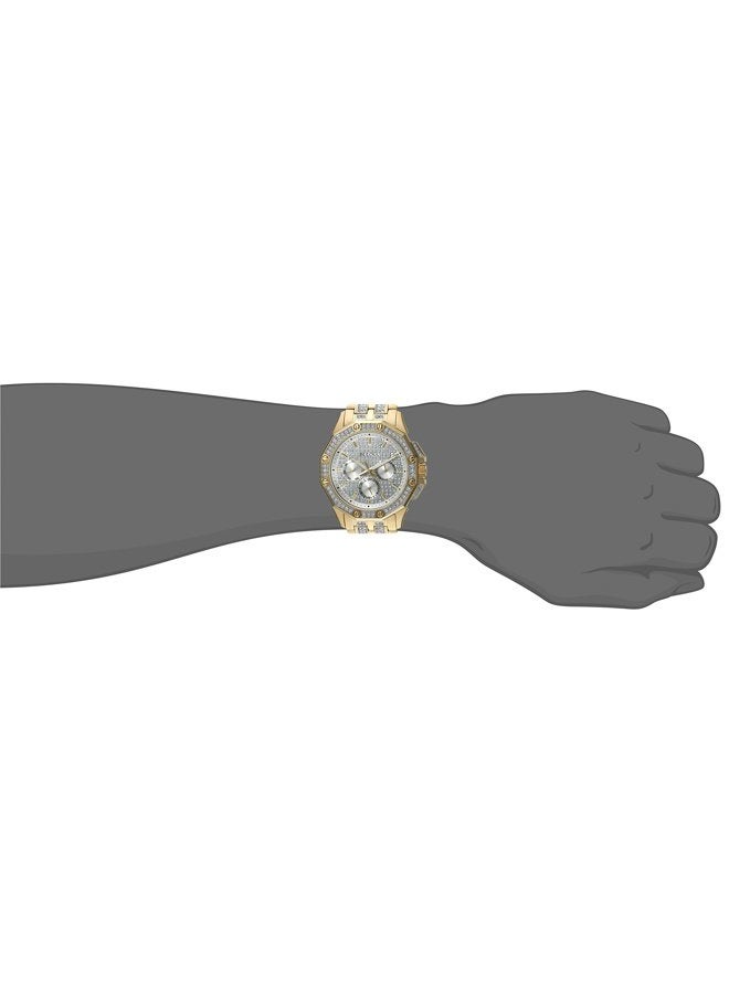 Bulova Men's 98C126 Swarovski Crystal Pave Bracelet Watch - Image 2