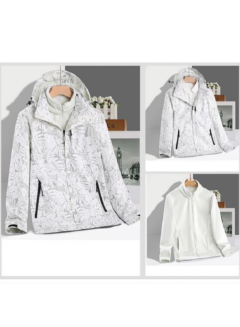 Loquat Three-in-one Detachable Two-piece Hood Waterproof Overcoat  - Image 2