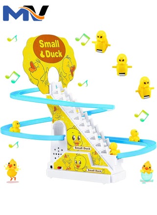 3 Slide Toy, Funny Automatic Stair-Climbing Ducklings Cartoon Race Track Set Little Lovely Slide Escalator with Lights and Music_3 Duck Included - pzsku/Z744D6A4FF5EAFCCC119AZ/45/_/1719473837/22686ec3-37b6-4447-8922-54d8fb94df1b