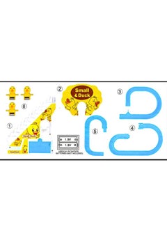 MAGIC VAULT 3 Slide Toy, Funny Automatic Stair-Climbing Ducklings Cartoon Race Track Set Little Lovely Slide Escalator with Lights and Music_3 Duck Included  - Image 3