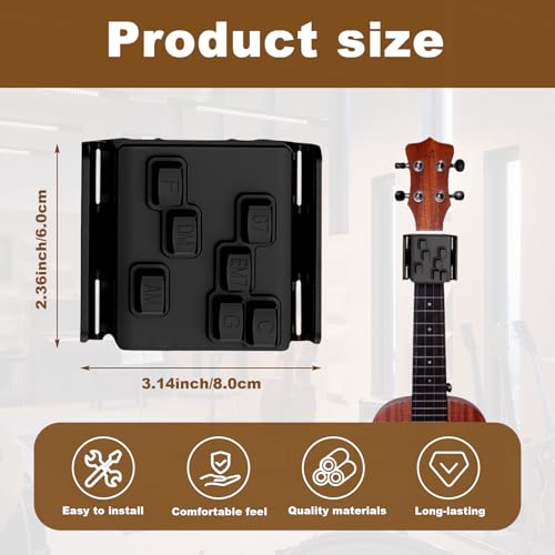 Xanadued Ukulele Chord Presser, Guitar Chord Presser, Ukulele Practice Tool, Guitar Presser for Acoustic, Trainer, Assisted Learning Tools - Image 2