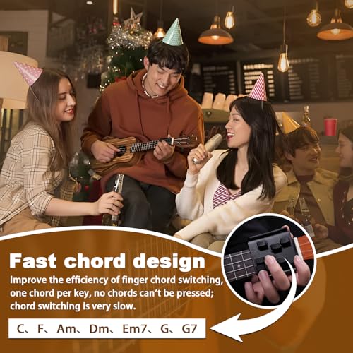 Xanadued Ukulele Chord Presser, Guitar Chord Presser, Ukulele Practice Tool, Guitar Presser for Acoustic, Trainer, Assisted Learning Tools - Image 4