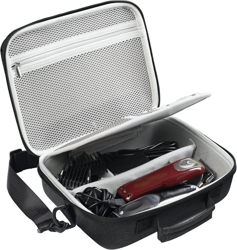 حقيبة حلاقة لوكستود للسفر لحلاقة الشعر حقيبة حلاقة للأدوات وحقيبة كبيرة لحمل أدوات هاتكر وونيسال ووال 5 ستار وأنديس لمجموعات حلاقة الرجال باللون الأسود