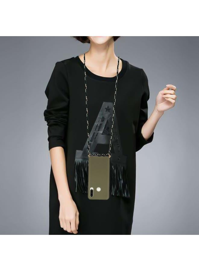 S-TOP Case For Huawei P30 Lite Wheat Straw Material + TPU Protective Case with Lanyard - Image 4