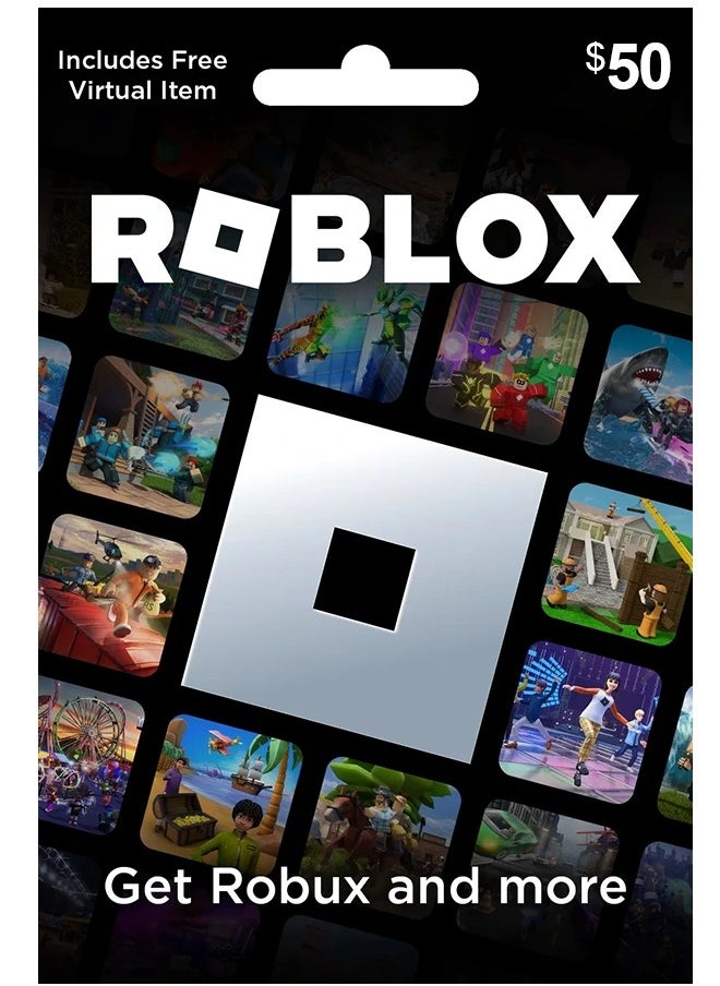ROBLOX - Digital Card $50 only for US account delivery via Email Gift - Image 1