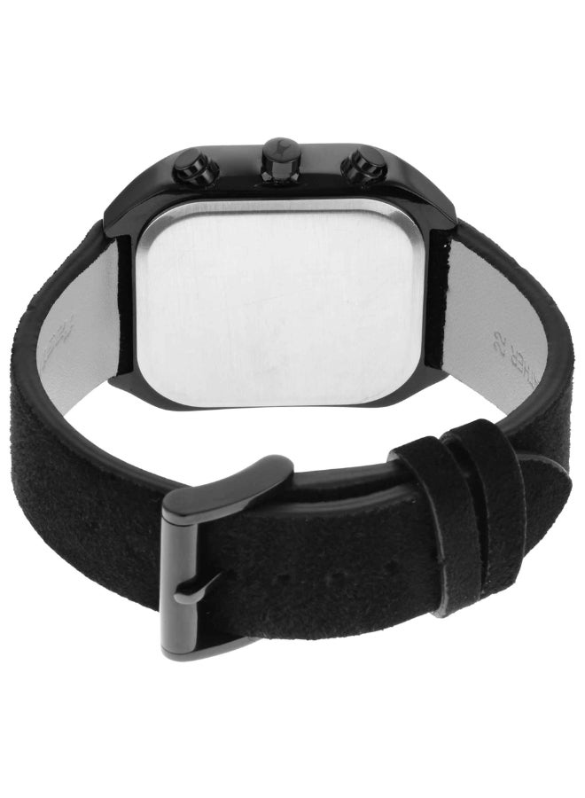 fastrack ساعة فاستراك أفتر دارك أنالوج بمينا خضراء للرجال - 4795 - Image 2