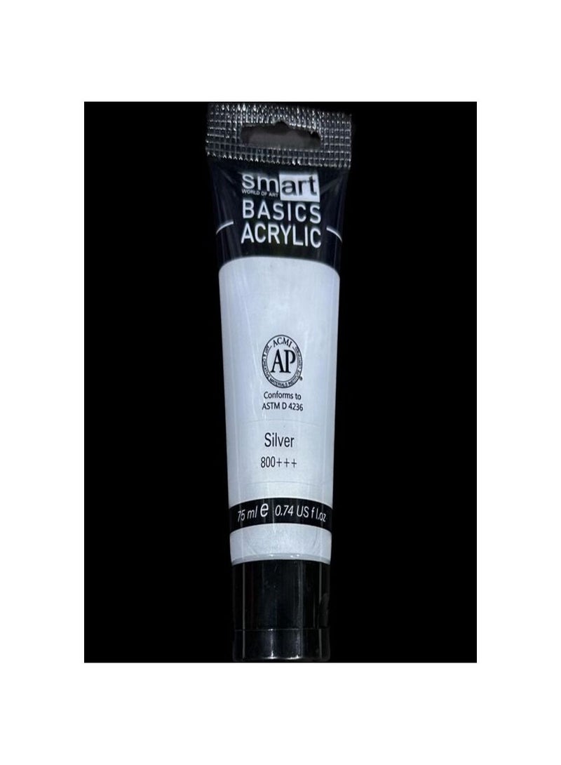 Smart Acrylic 75ml Tube - Silver 800 +++