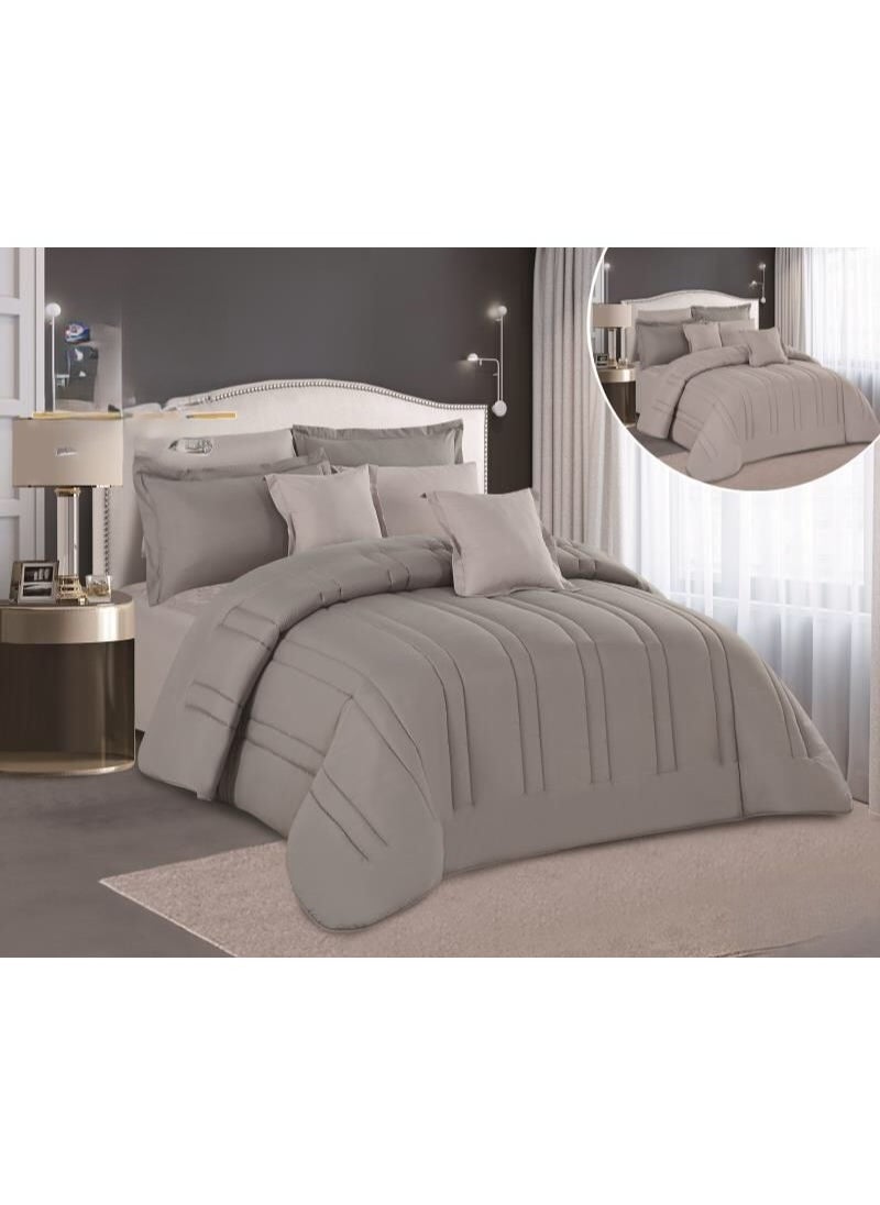 MARK Double summer hotel bedspread with double sides, made of microfiber, size 240*260 cm  - Image 1